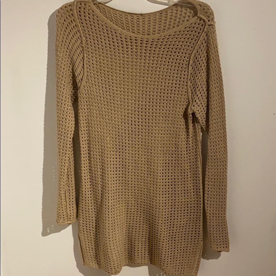Open Knit Pullover